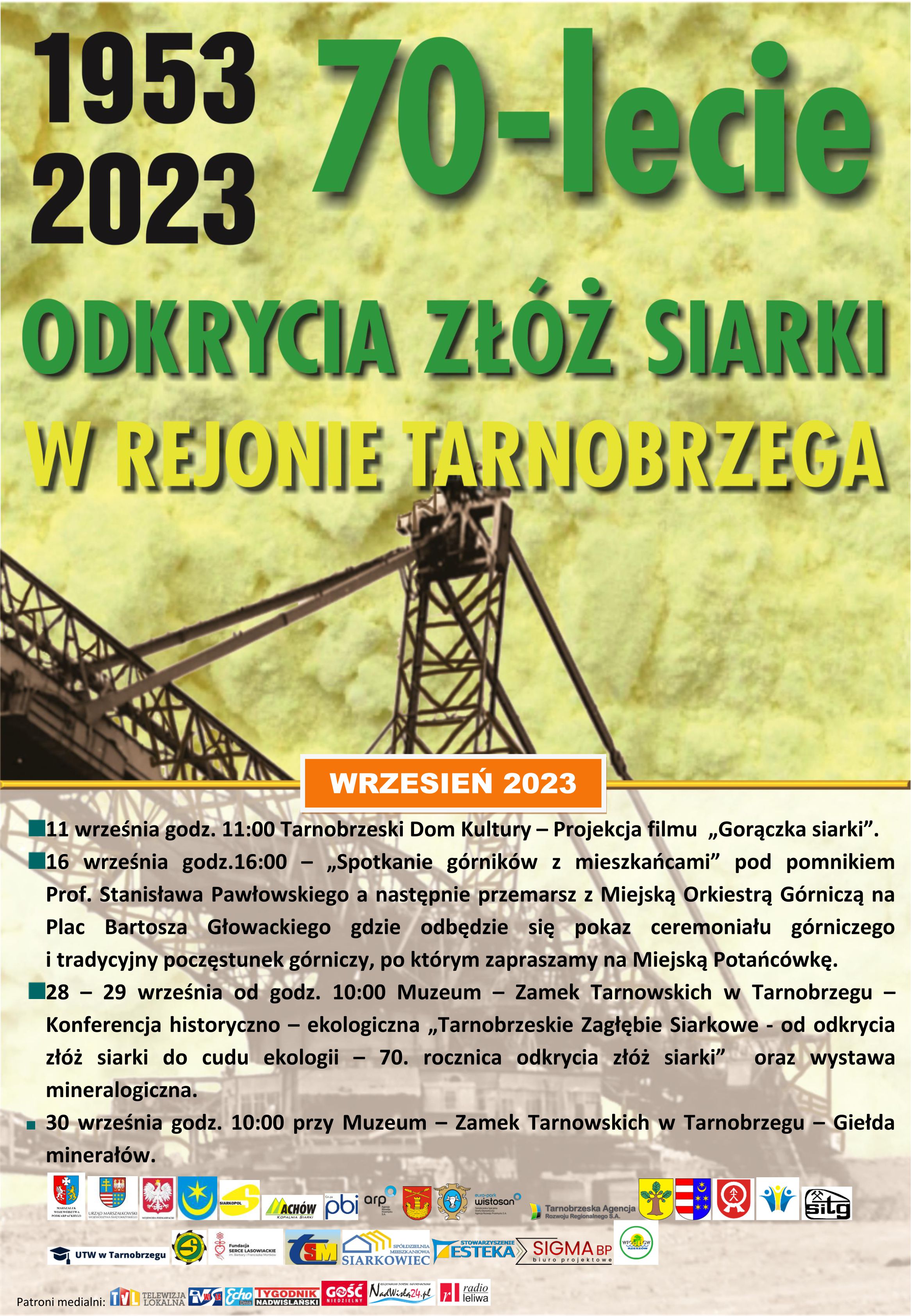 Rok pamięci górników i pracowników Tarnobrzeskiego Zagłębia Siarkowego. Wydarzenia wrześniowe.